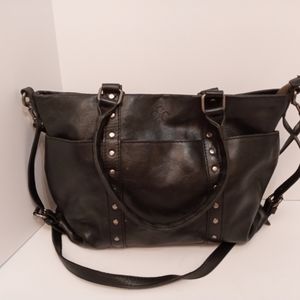 Patricia Nash Black Leather Purse